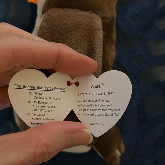 Ty Beanie Baby Wise - Picture 3 of 7